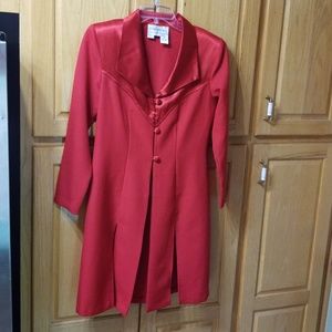 Vintage Giorgio Fiorlini Red long jacket
